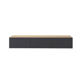Hanah Home Francy 180 Soporte de TV Roble Zafiro y Antracita